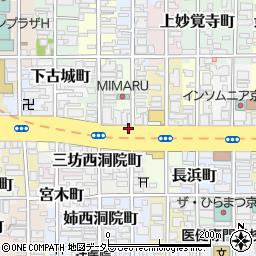 京都府京都市中京区橋之町周辺の地図