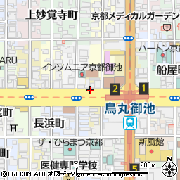 京都府京都市中京区龍池町周辺の地図
