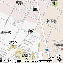 愛知県豊田市畝部西町御位周辺の地図