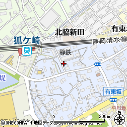 静岡県静岡市清水区平川地23-17周辺の地図