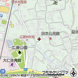 静岡県伊豆の国市田京73-3周辺の地図
