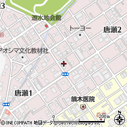 静岡県静岡市葵区唐瀬周辺の地図