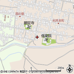 滋賀県蒲生郡日野町村井1493周辺の地図