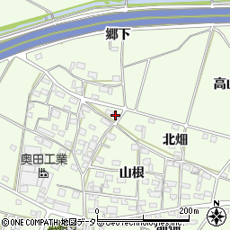 愛知県豊田市和会町北畑2周辺の地図