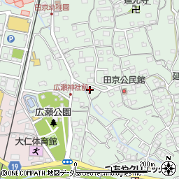 静岡県伊豆の国市田京73-4周辺の地図