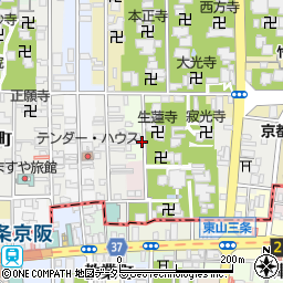 ホテル丸福　京都東山周辺の地図