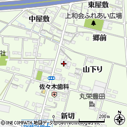 愛知県豊田市和会町山下り周辺の地図