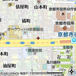 セブンイレブン京都御幸町御池店周辺の地図