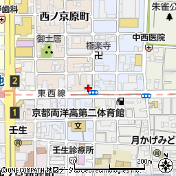 京都府京都市中京区西ノ京原町115周辺の地図