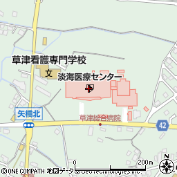 社会医療法人誠光会草津総合病院訪問看護ステーション周辺の地図