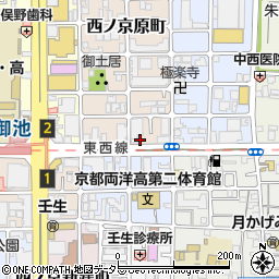 京都府京都市中京区西ノ京原町117-3周辺の地図