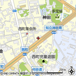 愛知県知立市西町西周辺の地図