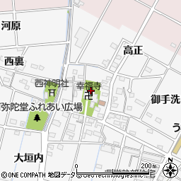 愛知県豊田市畝部西町屋敷周辺の地図