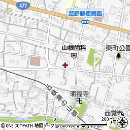 桑名屋結納店周辺の地図