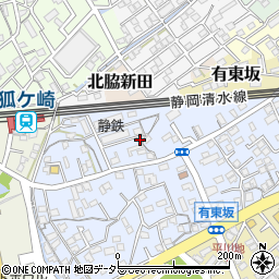 静岡県静岡市清水区平川地23-1周辺の地図