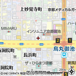京都府京都市中京区御池之町周辺の地図