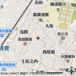 愛知県東海市高横須賀町真光寺9周辺の地図
