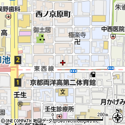 京都府京都市中京区西ノ京原町111-7周辺の地図