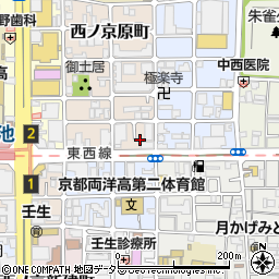 京都府京都市中京区西ノ京原町111-8周辺の地図