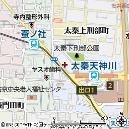 ファッションセンターしまむら太秦店周辺の地図