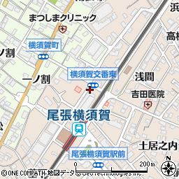 カーブス東海横須賀店周辺の地図