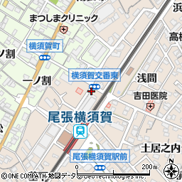 株式会社オンセンド　尾張横須賀店周辺の地図