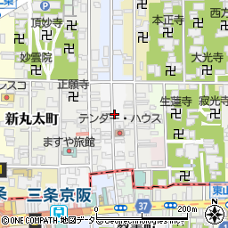 京都府京都市左京区菊鉾町周辺の地図