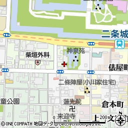 神泉苑周辺の地図