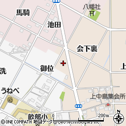 愛知県豊田市畝部東町会下裏14周辺の地図