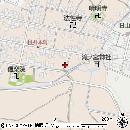 滋賀県蒲生郡日野町村井1424周辺の地図