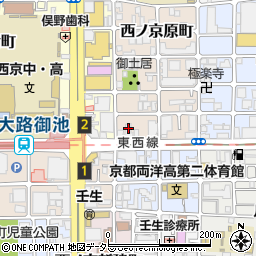 京都府京都市中京区西ノ京原町64周辺の地図