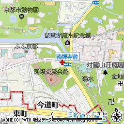 川端警察署南禅寺交番周辺の地図