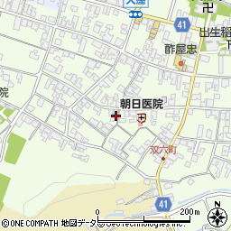 滋賀県蒲生郡日野町大窪1001周辺の地図