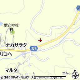 愛知県岡崎市駒立町ナカサラタ25周辺の地図