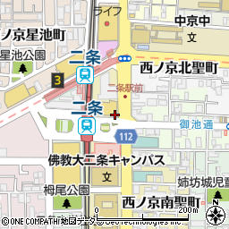 阪神調剤薬局　二条店周辺の地図