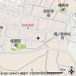 滋賀県蒲生郡日野町村井1428周辺の地図