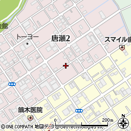 静岡県静岡市葵区唐瀬2丁目3周辺の地図