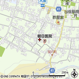 滋賀県蒲生郡日野町大窪1007周辺の地図