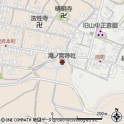 滝ノ宮神社周辺の地図