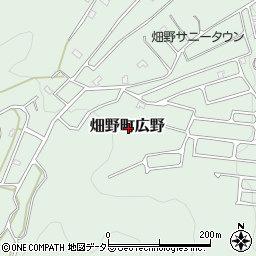 京都府亀岡市畑野町広野周辺の地図