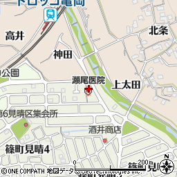 瀬尾医院周辺の地図