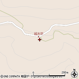 静岡県浜松市天竜区春野町越木平123周辺の地図