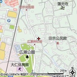静岡県伊豆の国市田京369周辺の地図