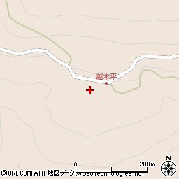 静岡県浜松市天竜区春野町越木平154周辺の地図