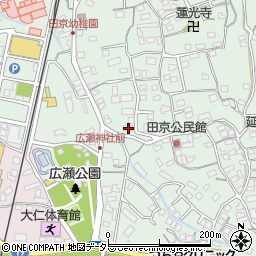 静岡県伊豆の国市田京364-6周辺の地図