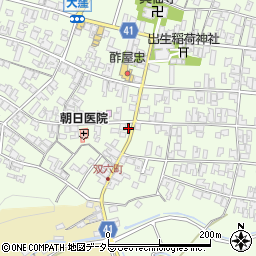 滋賀県蒲生郡日野町大窪1022周辺の地図