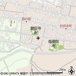 滋賀県蒲生郡日野町村井1464周辺の地図