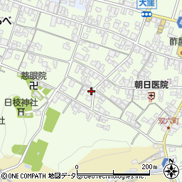滋賀県蒲生郡日野町大窪1203周辺の地図