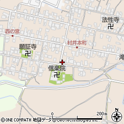 滋賀県蒲生郡日野町村井1437周辺の地図