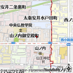 京都府京都市右京区山ノ内御堂殿町13-21周辺の地図